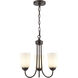 Ivey Lake 3 Light 15 inch Rubbed Bronze Chandelier Ceiling Light